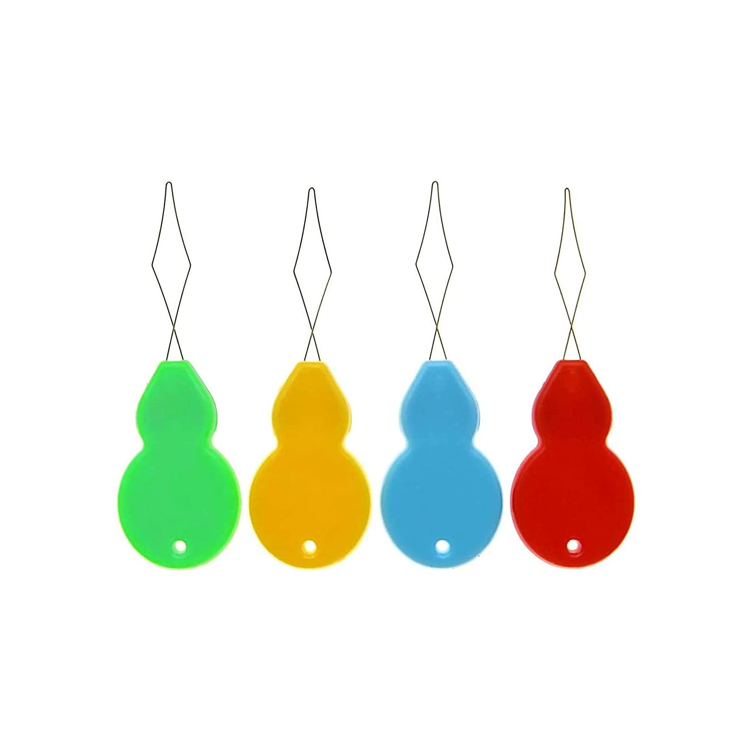 Gourd Shaped Plastic Needle Threaders Plastic Sewing Tool with Clear Box