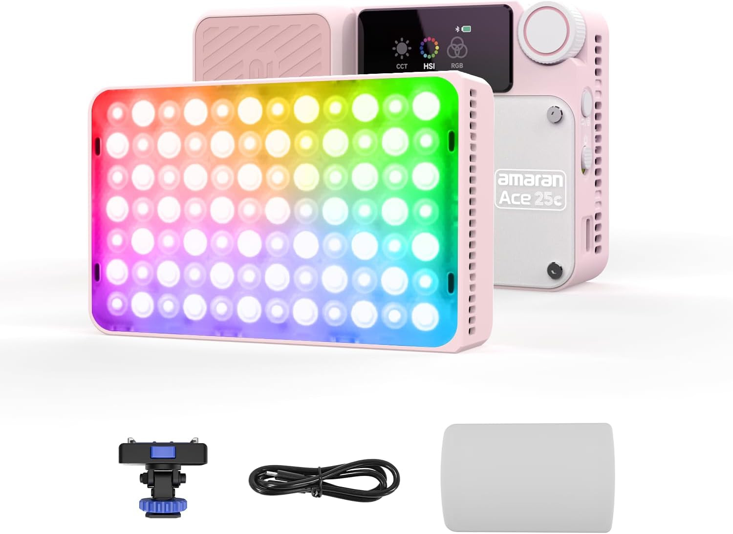 Ace 25C Video Light,25W RGB Portable Light for Photography On-Camera Video Light