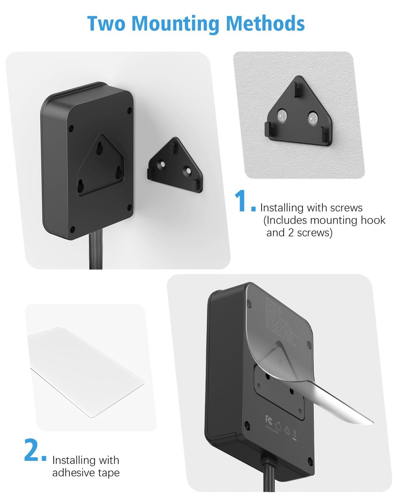 Flat Electrical Outlet Extender with USB C Ports, 4 Outlet 3 USB Wall Plug, 6...
