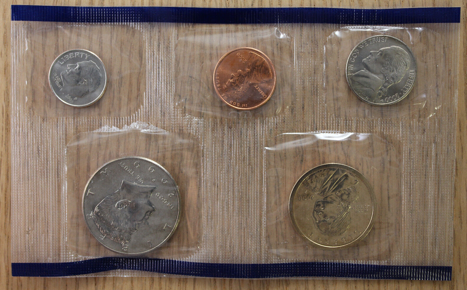2000 U.S. Mint Set - Uncirculated Coins - 20-Coin Set - P & D