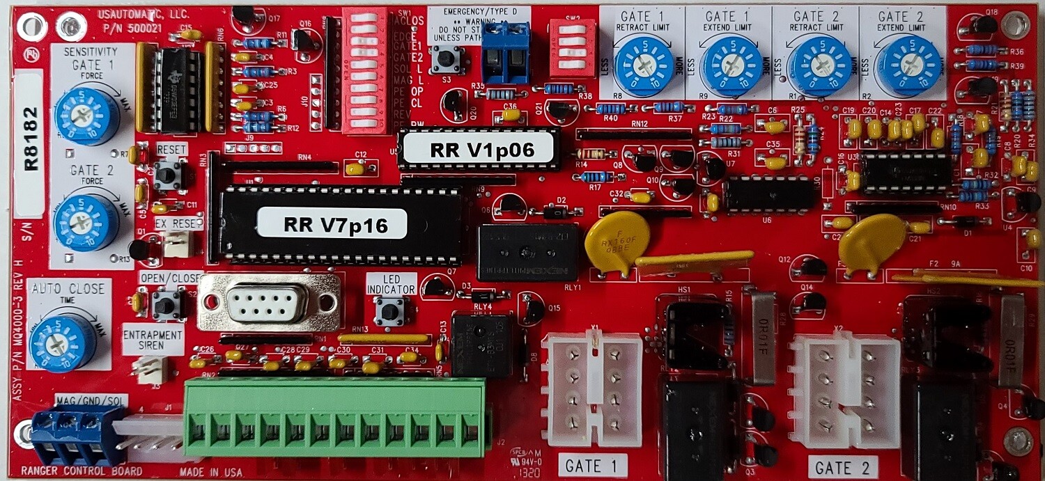 US Automatic 500027 Ranger HD Control Board Vehicular Swing Gate Operator