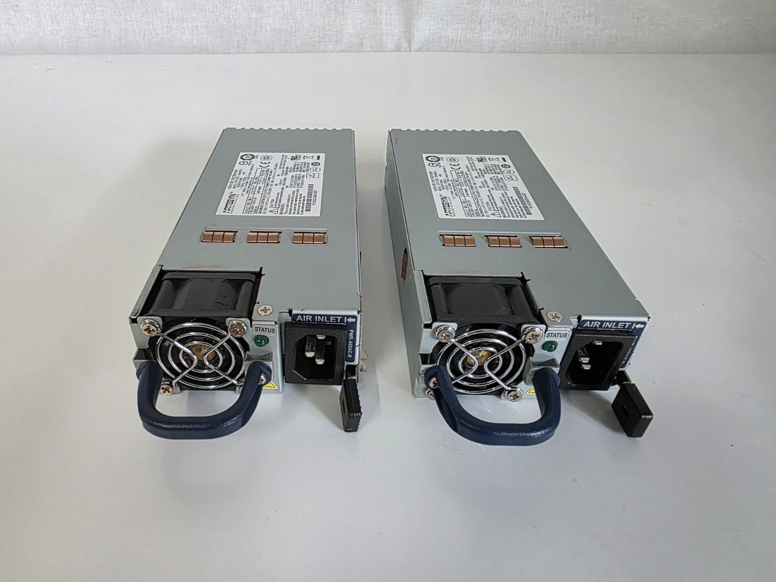 LOT OF 2 ARISTA DCS PWR-460AC-R 460WAC Power Supply Back to Front Airflow