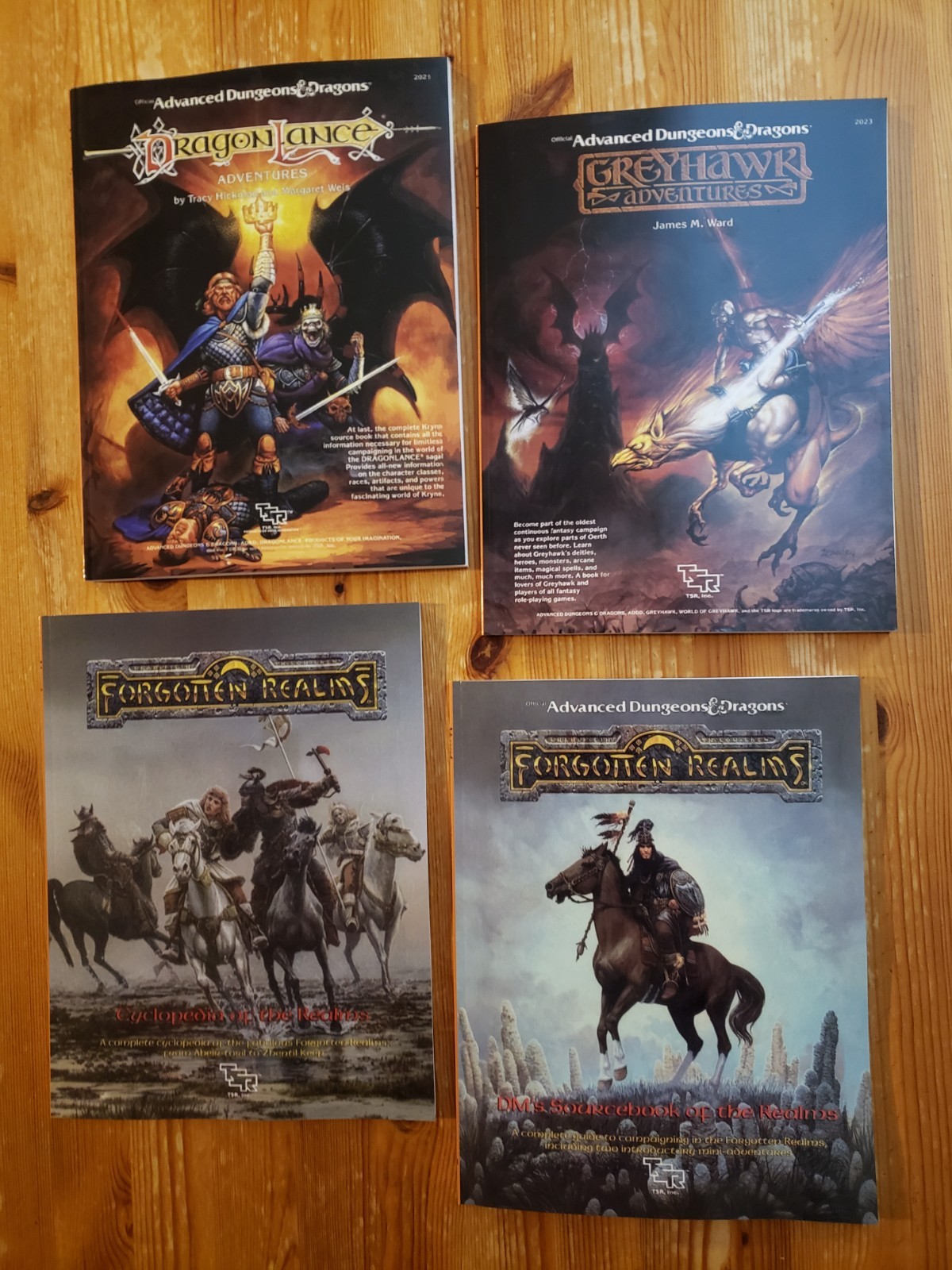 AD&D Dragonlance Greyhawk Forgotten Realms — Lot of 4 softcover D&D books NEW