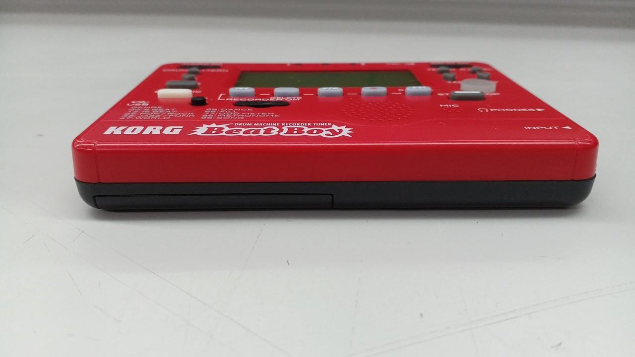 KORG BEAT BOY Drum Machine Recorder Tuner Samplers Red Recode Tuner Effector