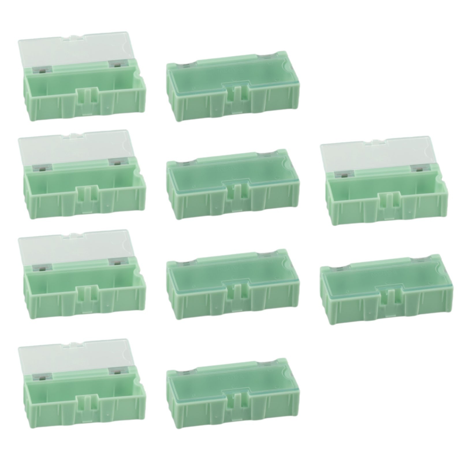 Electronic Components Plastic Storage Box Organizer with Locking Mechanism
