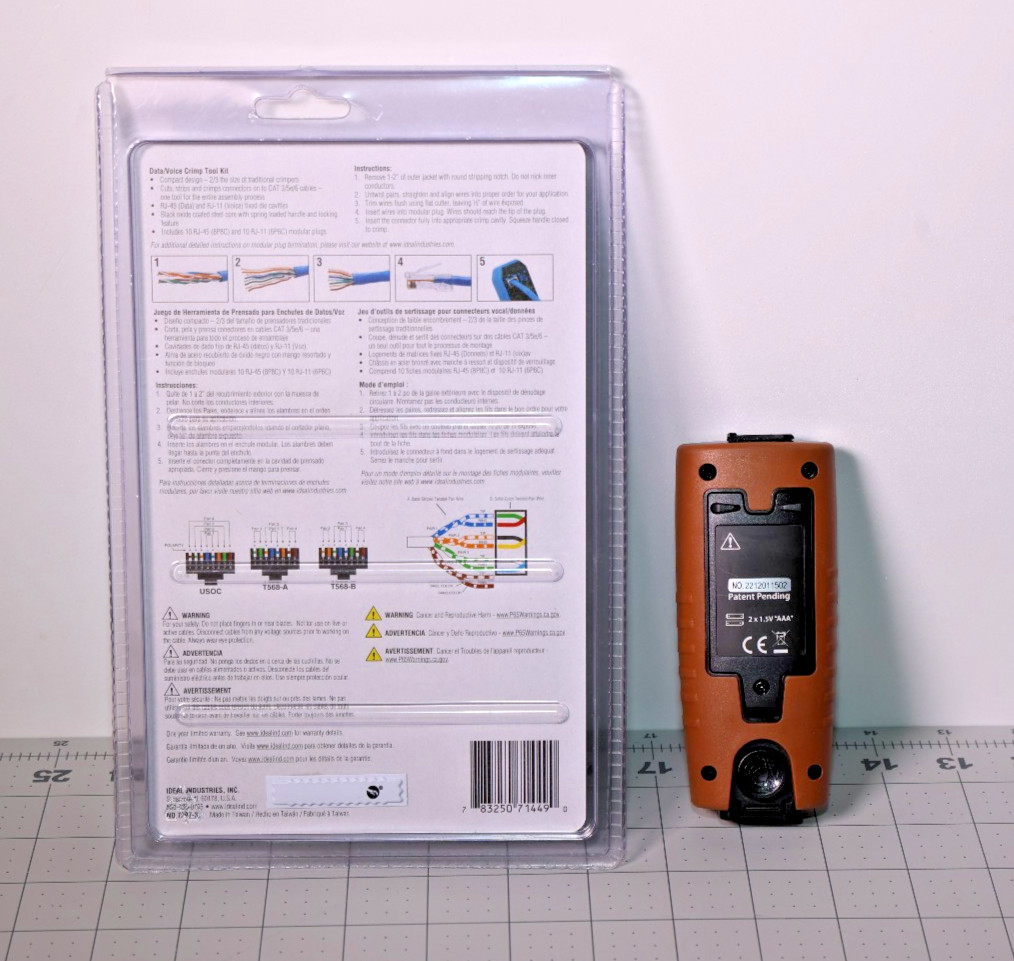 Cable Mapper Probe SouthWire M400TP + Ideal Cable Crimp Tool Kit 33-396 |O32