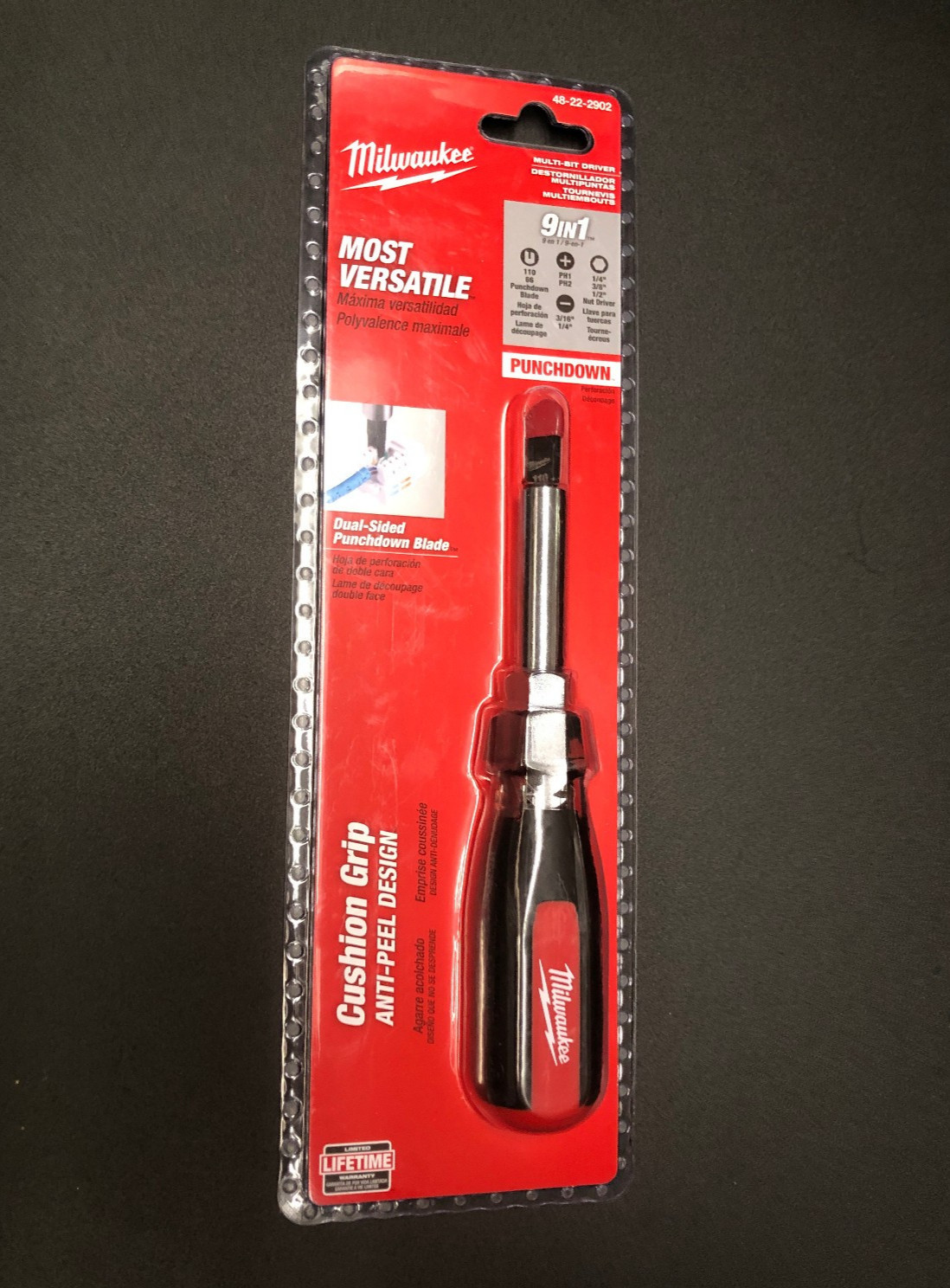 Milwaukee 48-22-2902 9-in-1 Punchdown Multi-Bit Screwdriver