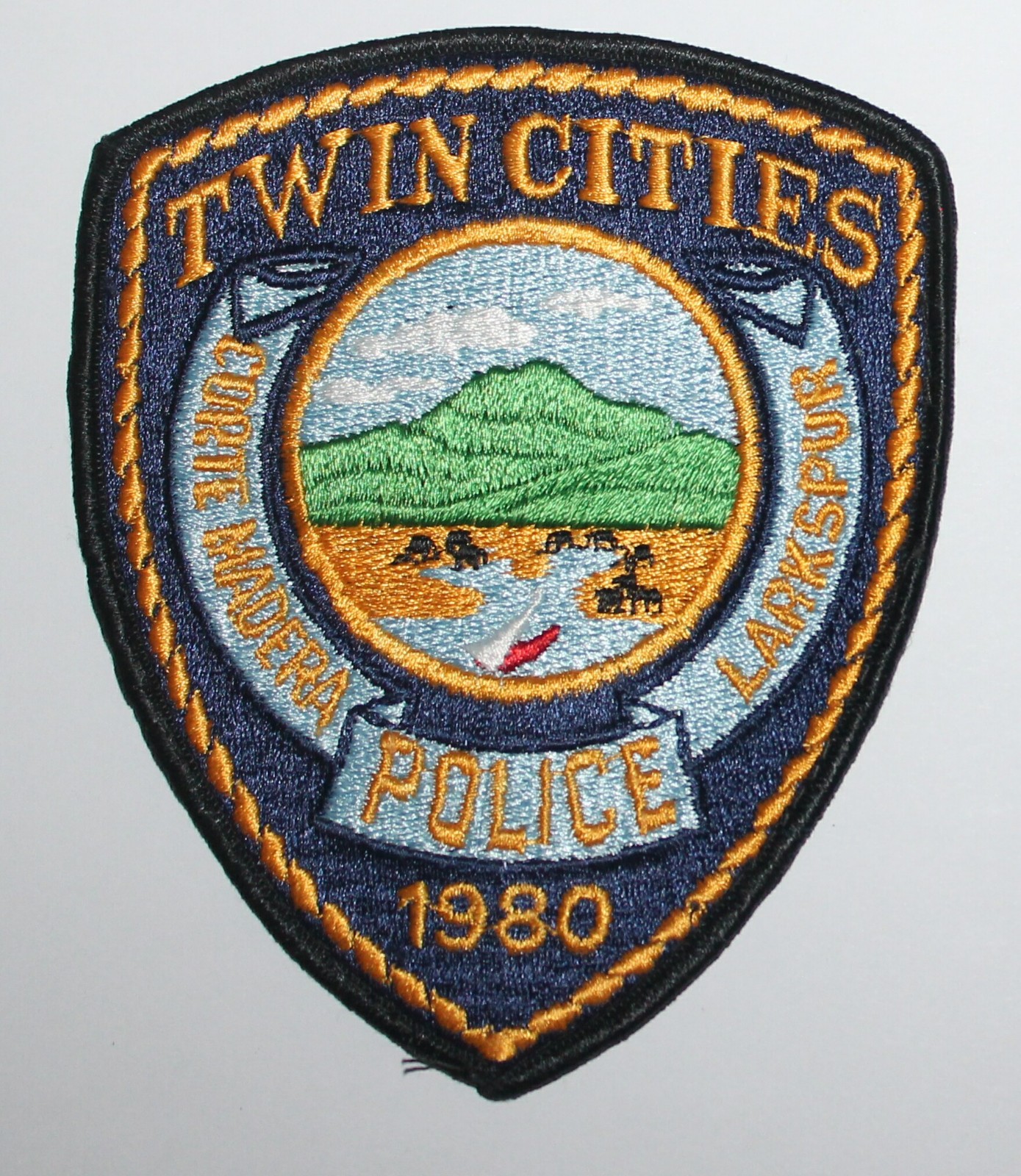 Defunct TWIN CITIES POLICE AUTHORITY Corte Madera Larkspur Marin Co Calif Used