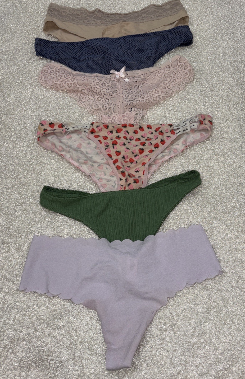 Vintage Mix Lote /6 Pantis#835