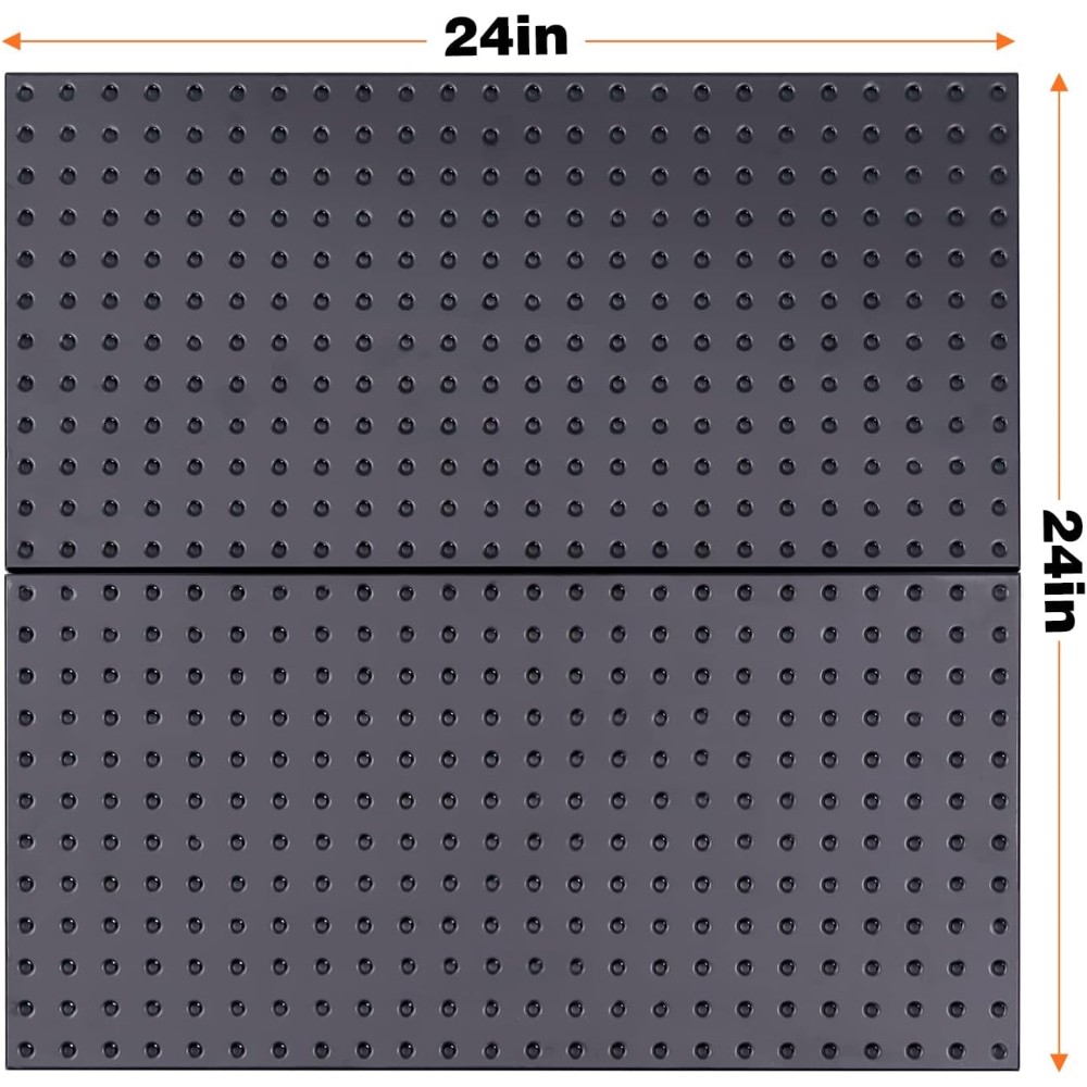Metal Pegboard Wall Panels for Flexible Tool Storage in Garage Workshop &Kitchen
