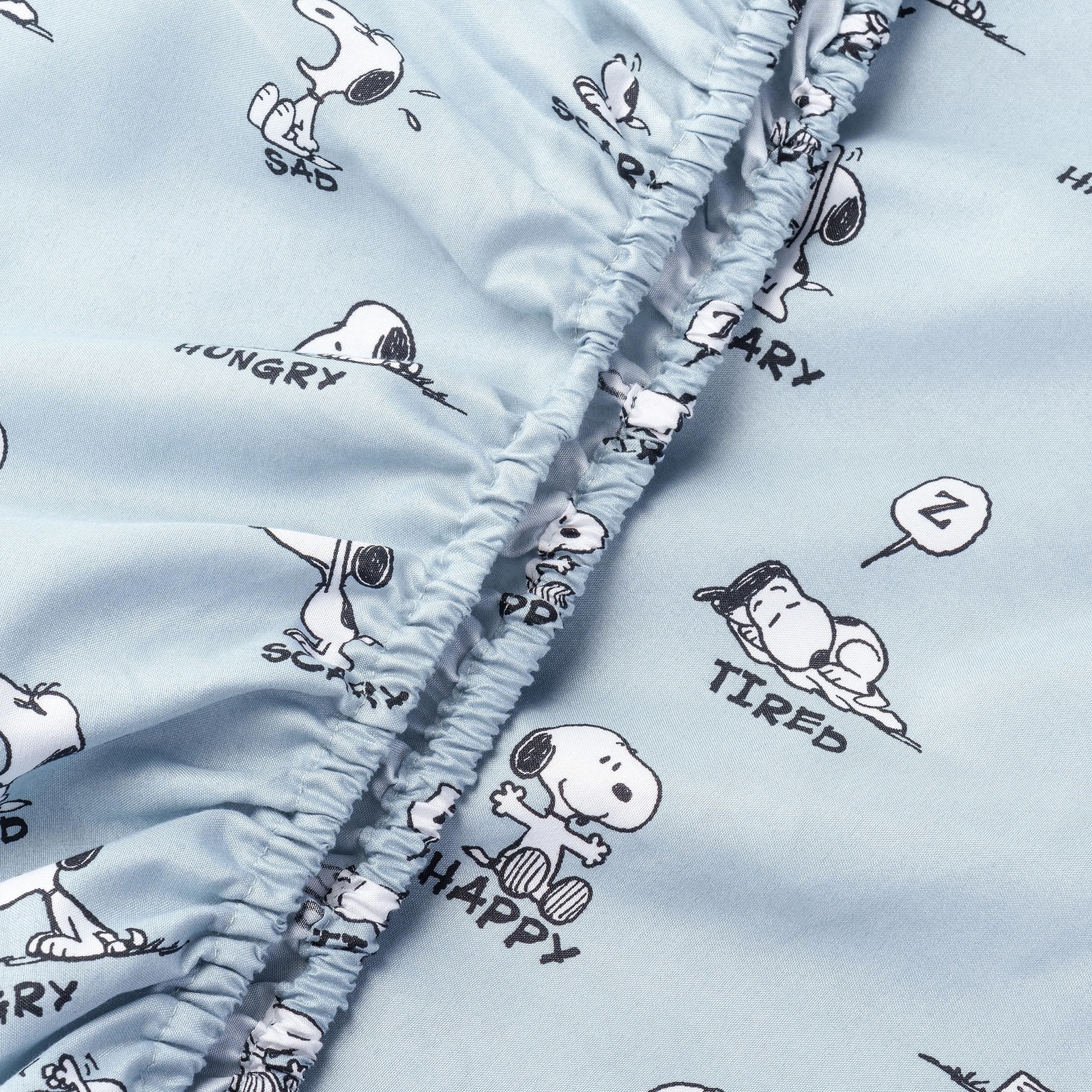Peanuts® Kids Sheet Set Full Size - 4 Pieces Peanuts® Snoopy Different Emotio...