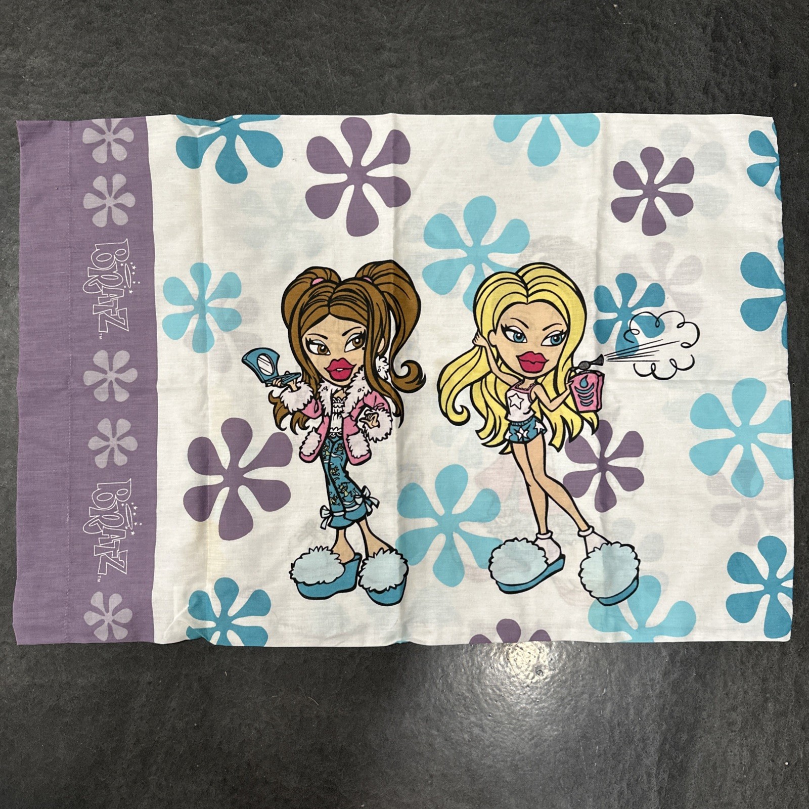 1 Vintage BRATZ Dolls Reversible Pillow Case {Fabric}