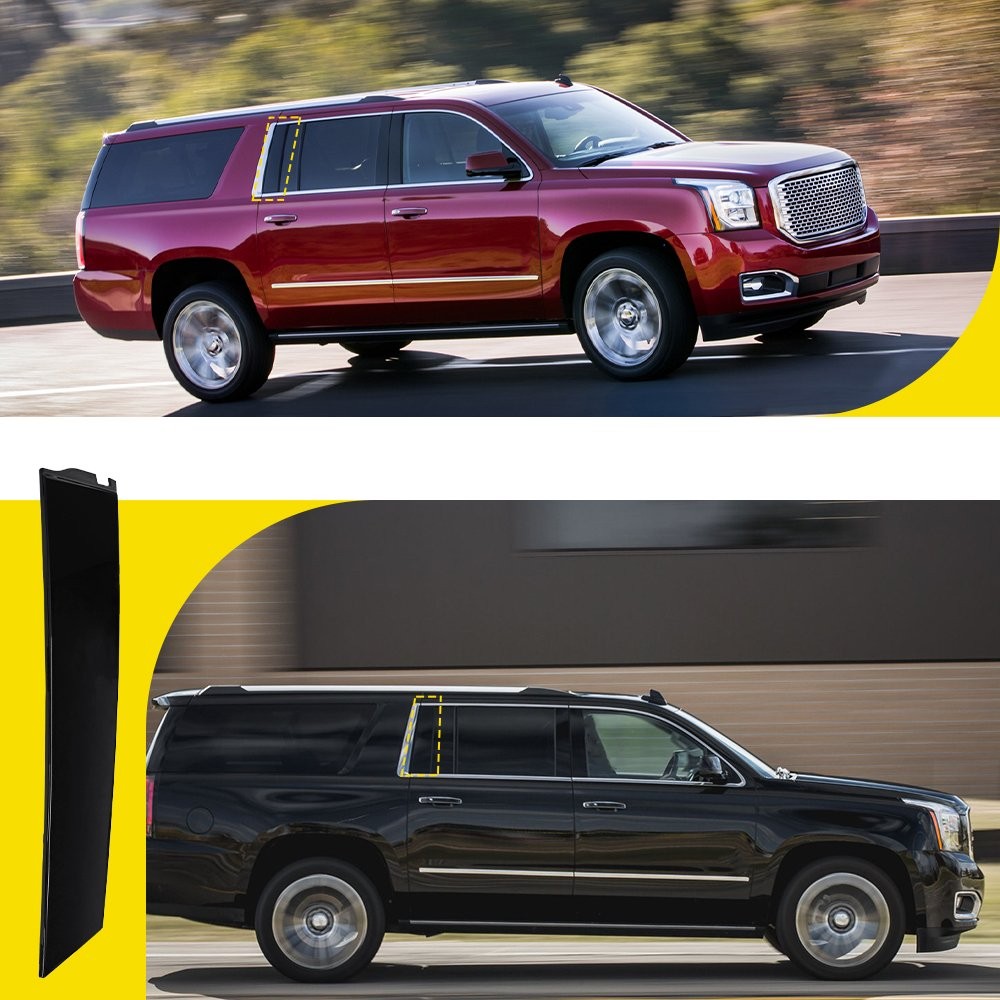 Rear Right RH B-Pillar Trim Molding Door Applique For 2015-18 GMC Yukon XL 1~10X