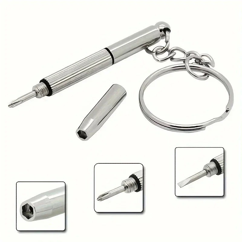 Mini 3-in-1 Glasses Screwdriver Set Spectacle Watch Sunglass Repair Kit