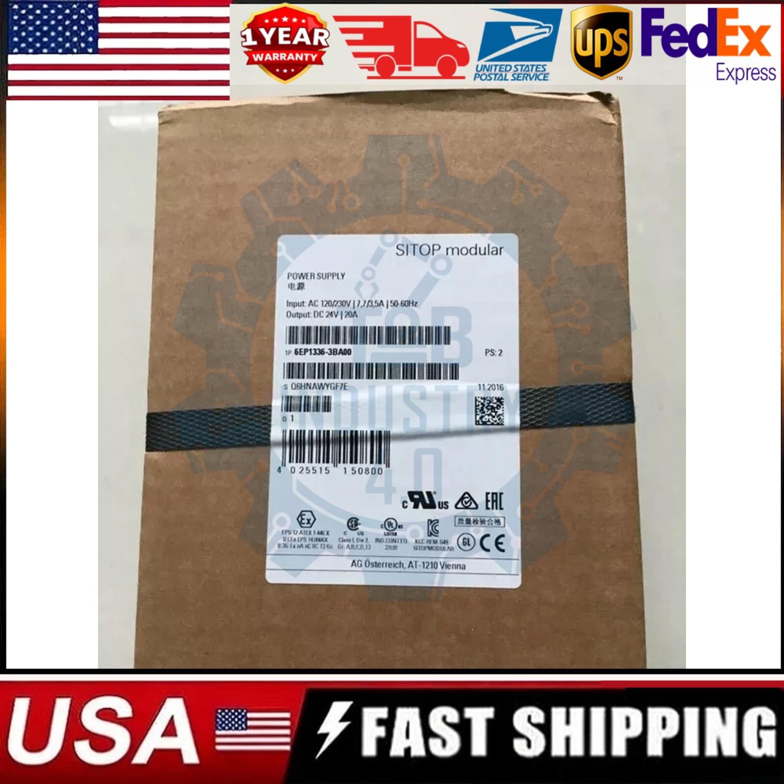 New Siemens SITOP modular 20 A power supply 6EP1336-3BA00 6EP13363BA00