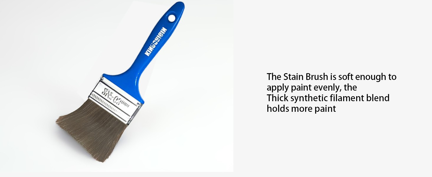 King Origin Versatile Paint Brush Set, 3 Pack, 2 Inch Paint Brushes, Small Paint