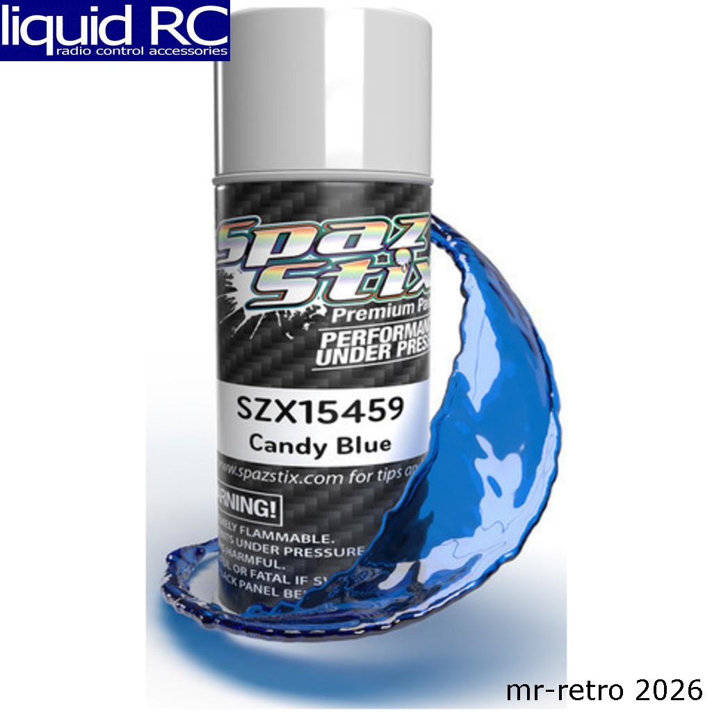 Spaz Stix 15459 Candy Blue Aerosol Paint 3.5oz Can