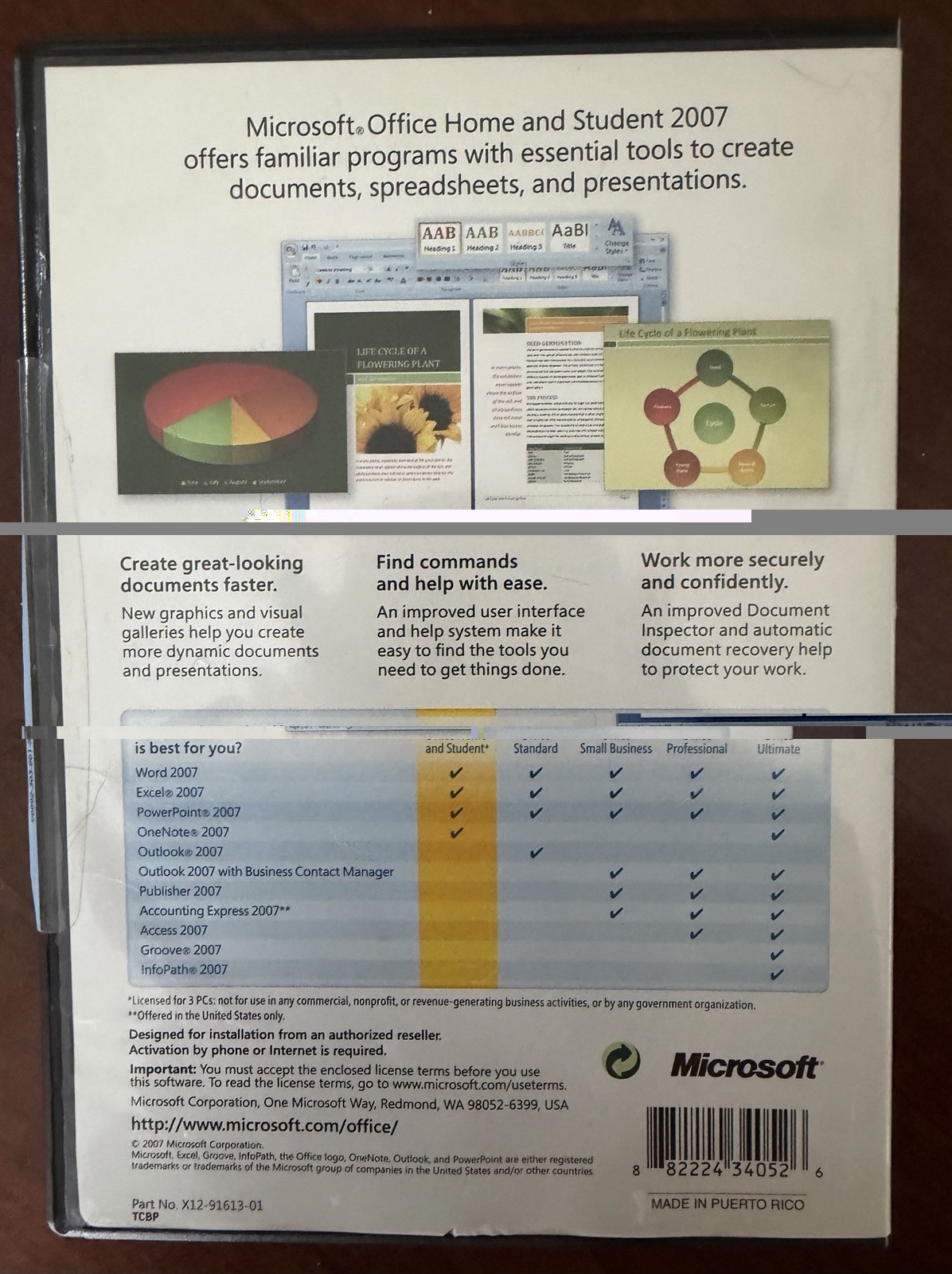 Microsoft Office Home and Student 2007 (79G-00007)