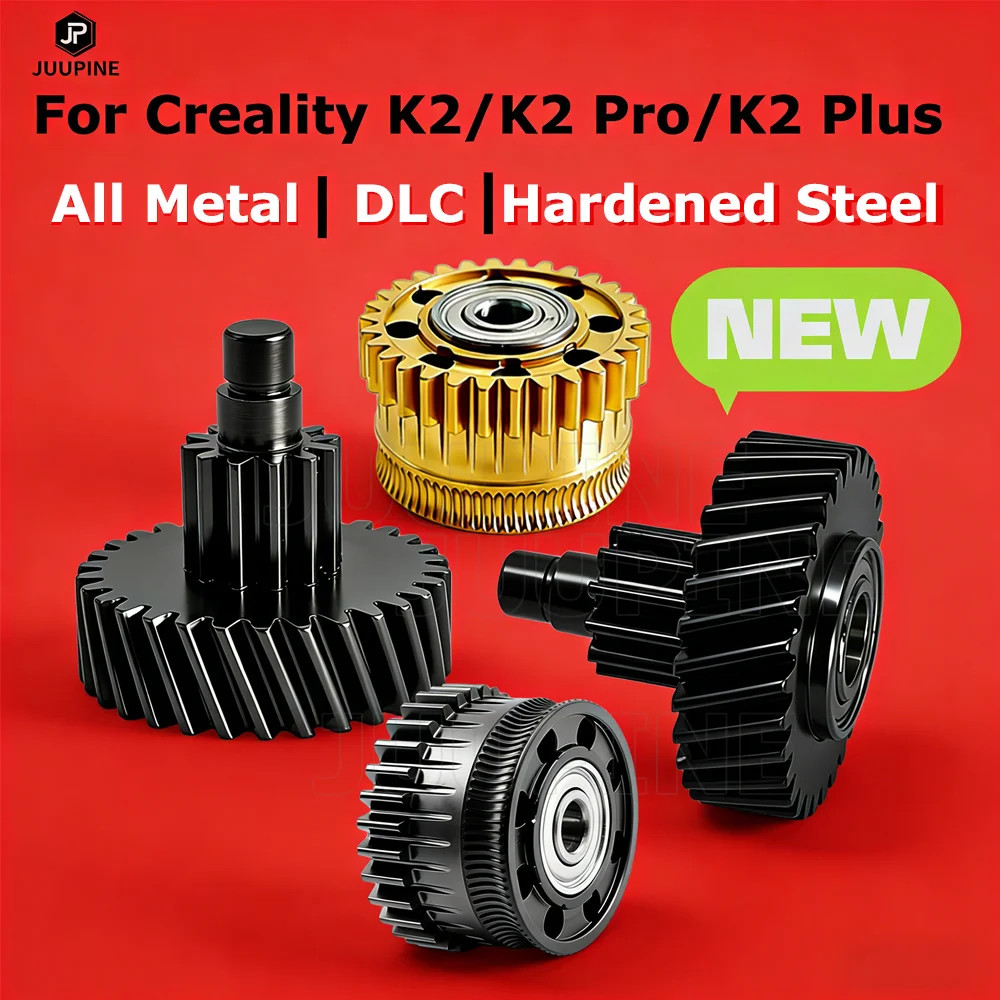 Extruder Kit Dual All Mental Gears for Creality K2 Plus/K2/K2 Pro 3D Printer