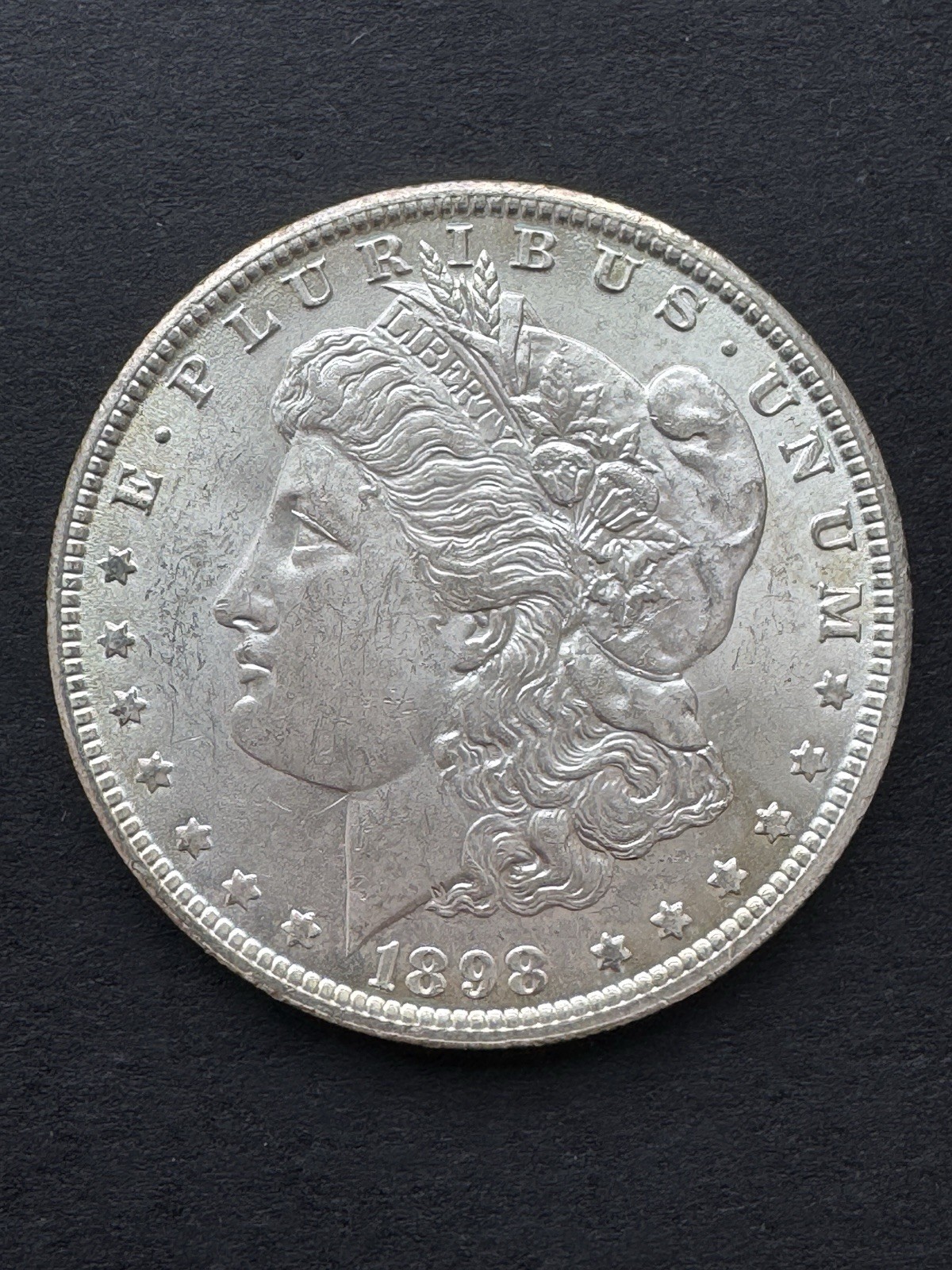 1898 O BU++ GEM MORGAN SILVER DOLLAR * UNCIRCULATED * FULL BREST FEATHER PQ