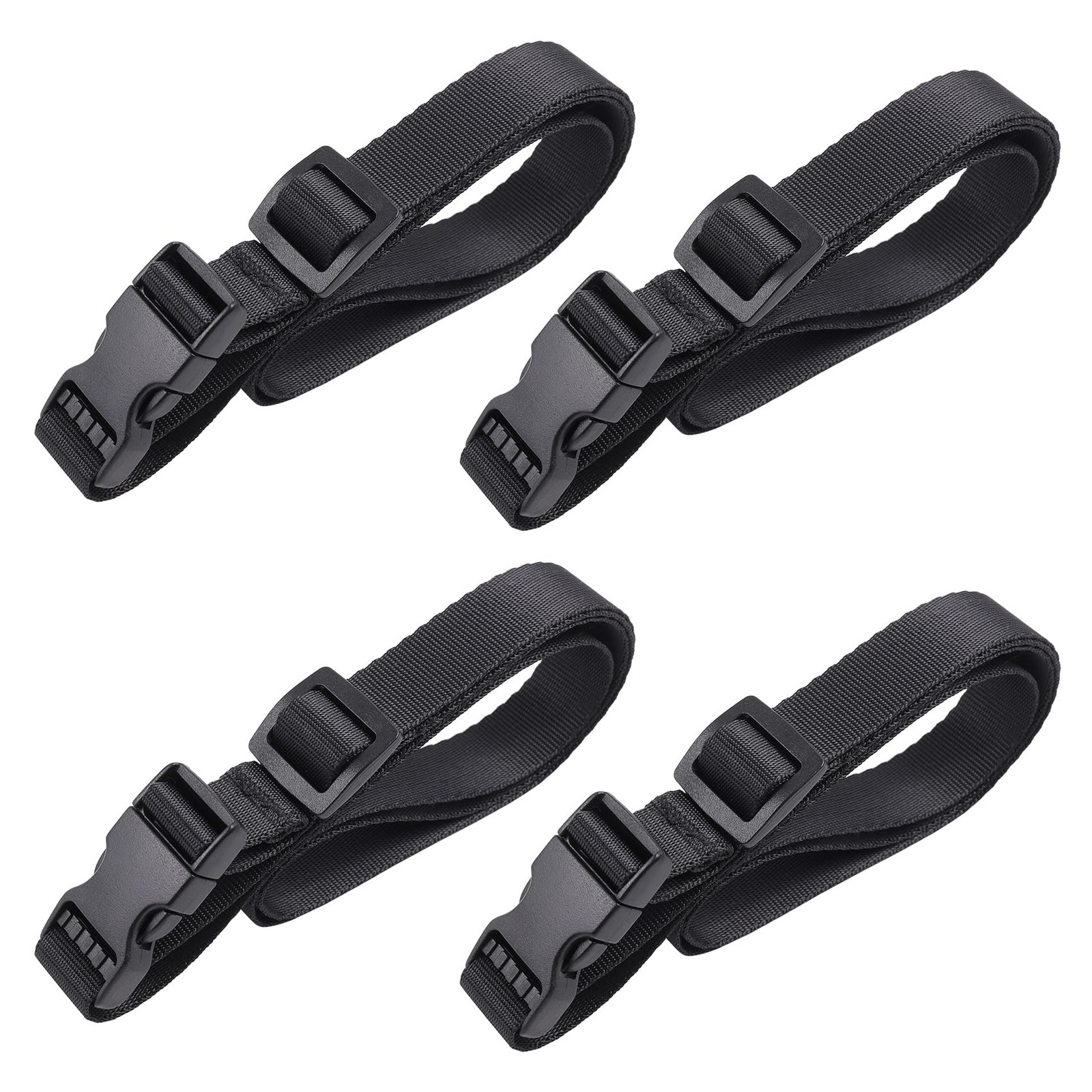 Vigorport Utility Straps Quick Release Nylon Backpack 0.75"W-24"L, Black