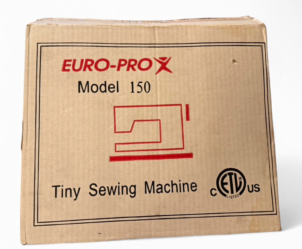 Euro-Pro Model 150 Tiny Electric Mini Sewing Machine, Portable for Sewing