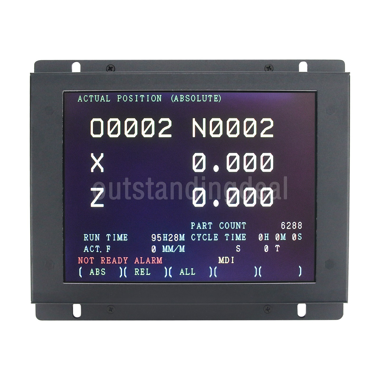 LCD Display Monitor For FANUC 9" Old CRT A61L-0001-0093 D9MM-11A MDT947B-2B New