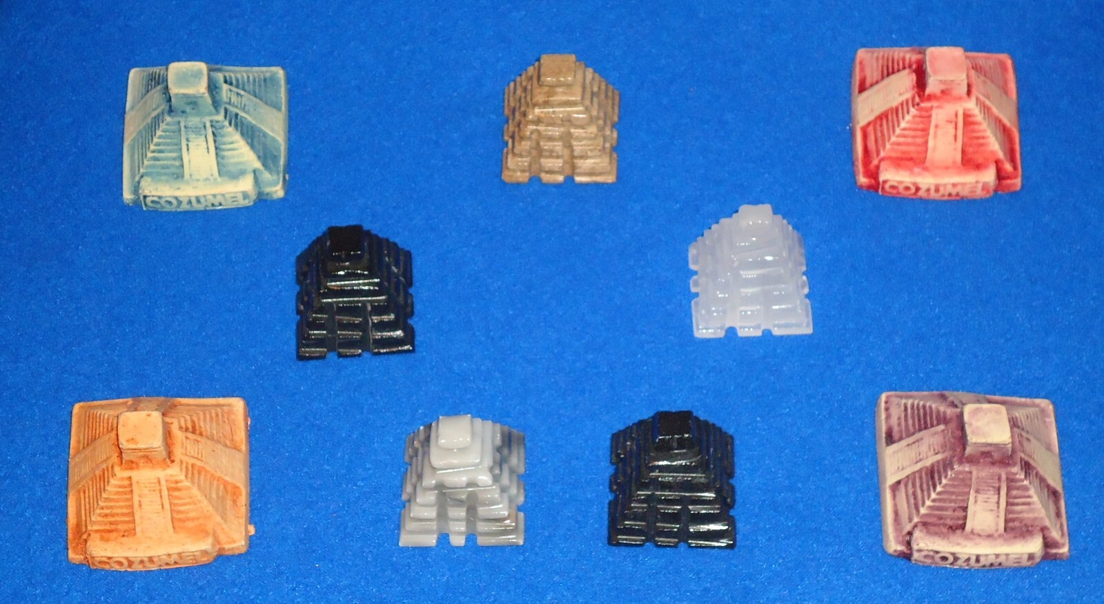 BRAND NEW REMARKABLE MEXICO COZUMEL MAYAN TEMPLE RUINS PAPERWEIGHT COLLECTIBLE