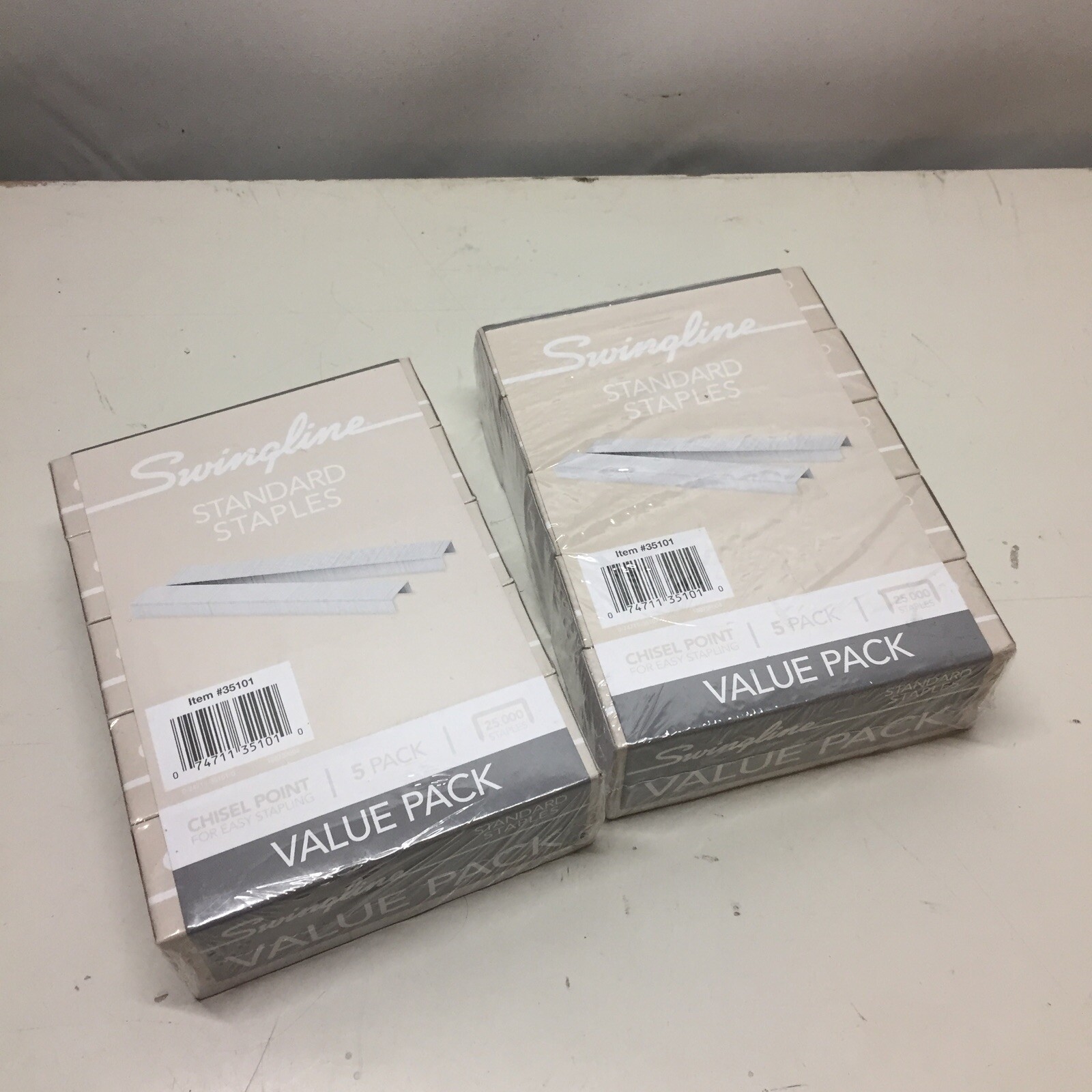 Swingline Standard Staples - 10 Boxes of 5k Staples Each, 50k Total Staples