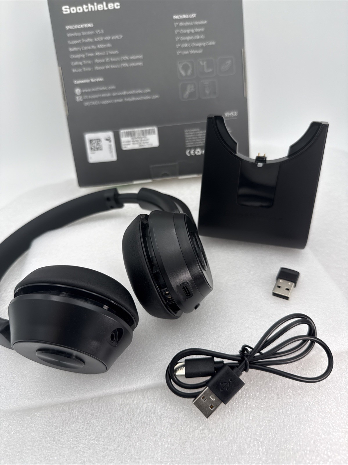 (Upgraded Version) Wireless Headset, Bluetooth Headset w/Noise Cancelling Mic