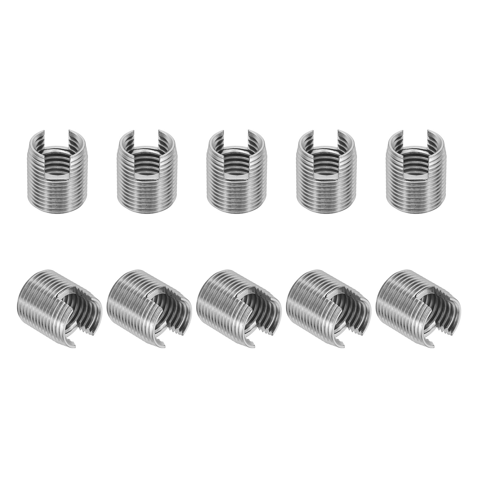 10 Pcs 303 Stainless Steel M16 x M20 x 22mm Self-Tapping Threaded Inserts