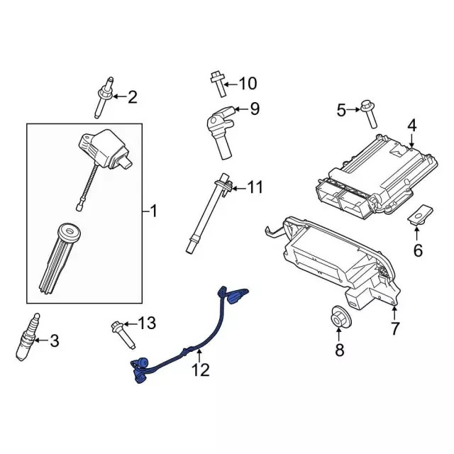 Genuine Ford Ignition Knock (Detonation) Sensor FT4Z-12A699-F