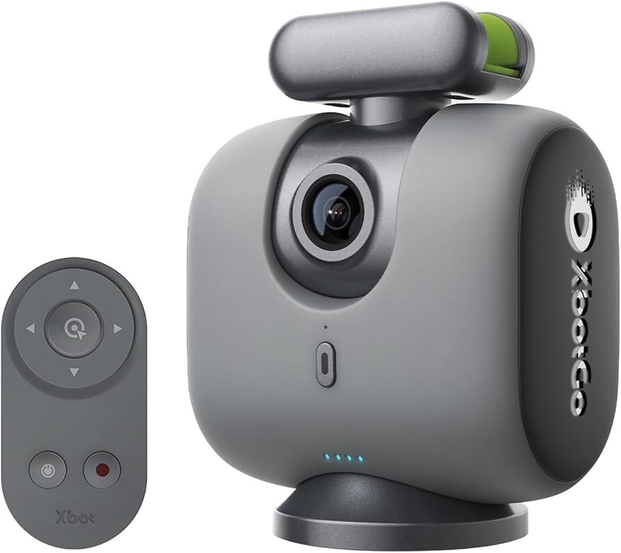 XbotGo Chameleon AI Sports Action Camera Gimbal Stabilizer, Lava Graphite