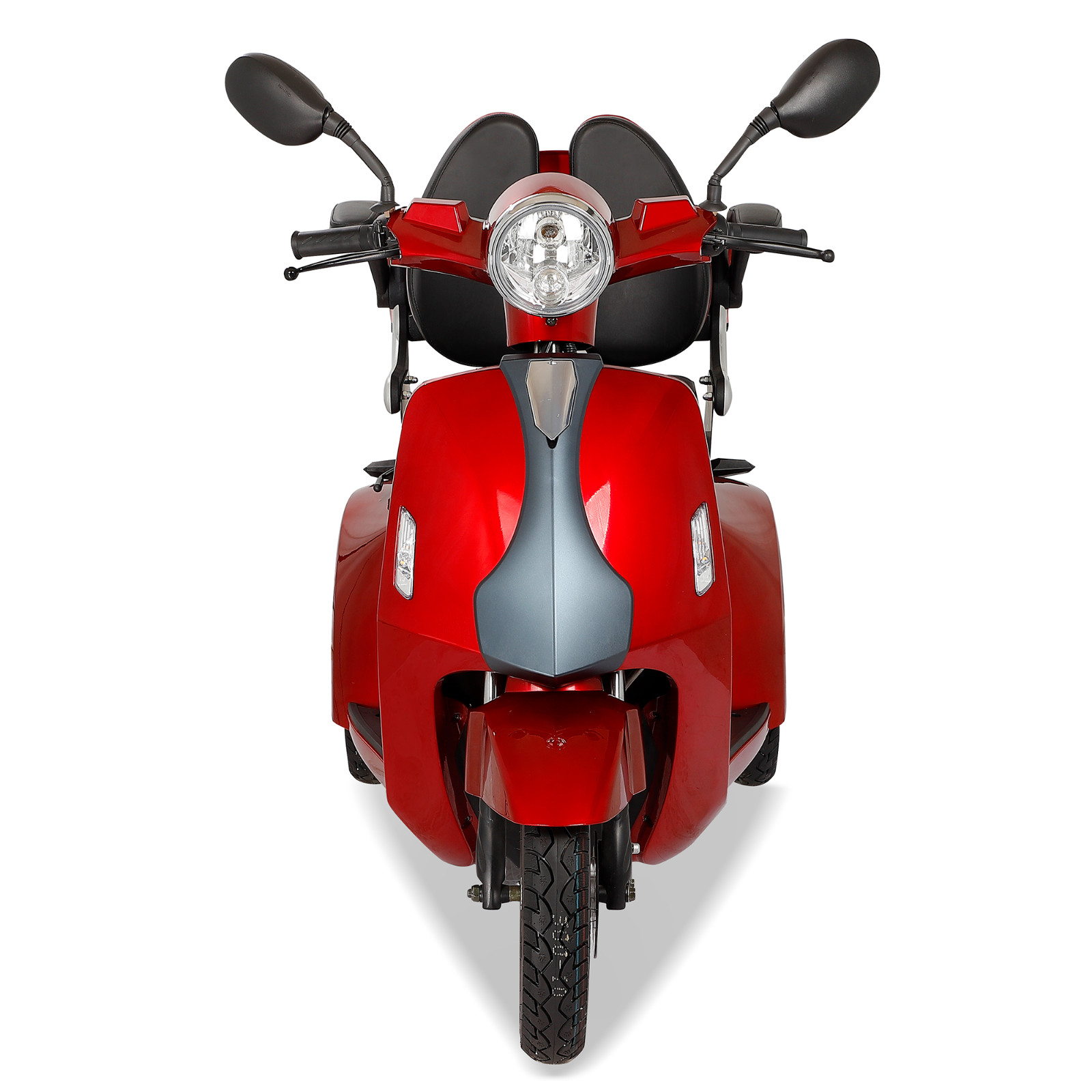 800W 60V20Ah 3-Wheel Travel Electric Mobility Scooter 3-Speed for Seniors 350LBS
