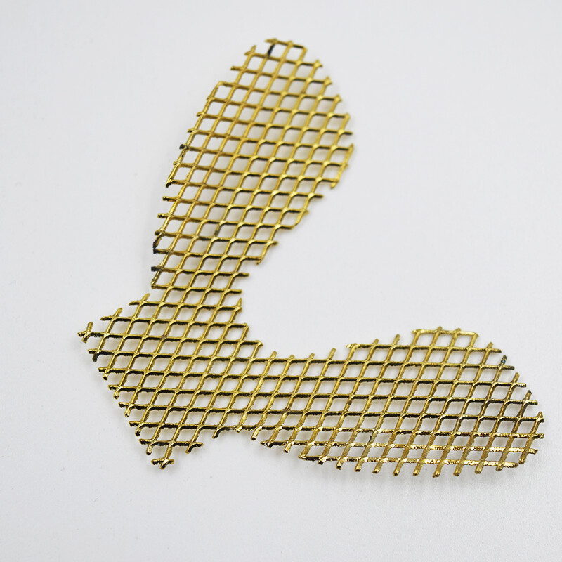 Dental Metal Net Plate Strengthen Impression Tray Plate Teeth Gold Lower/Upper