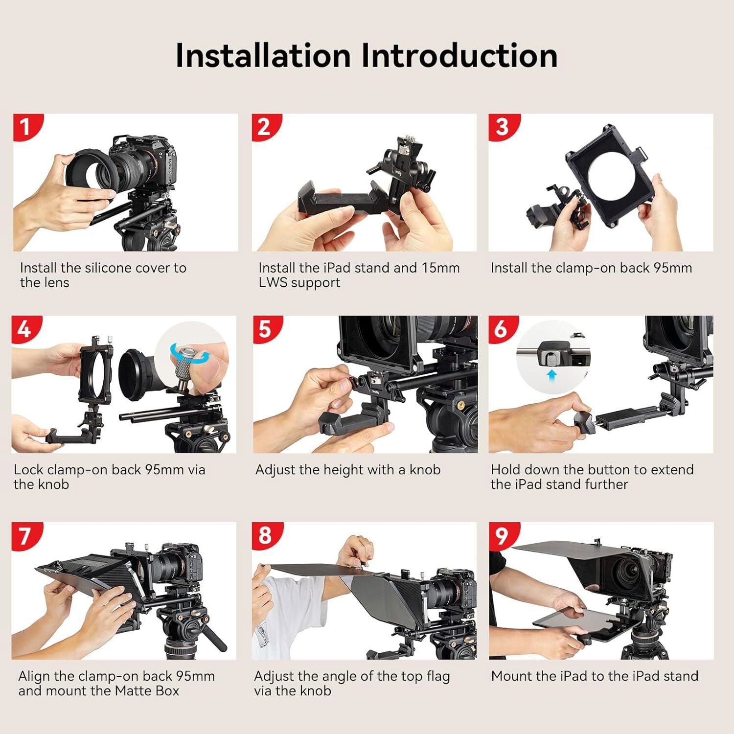 SmallRig Multifunctional Teleprompter 3646B
