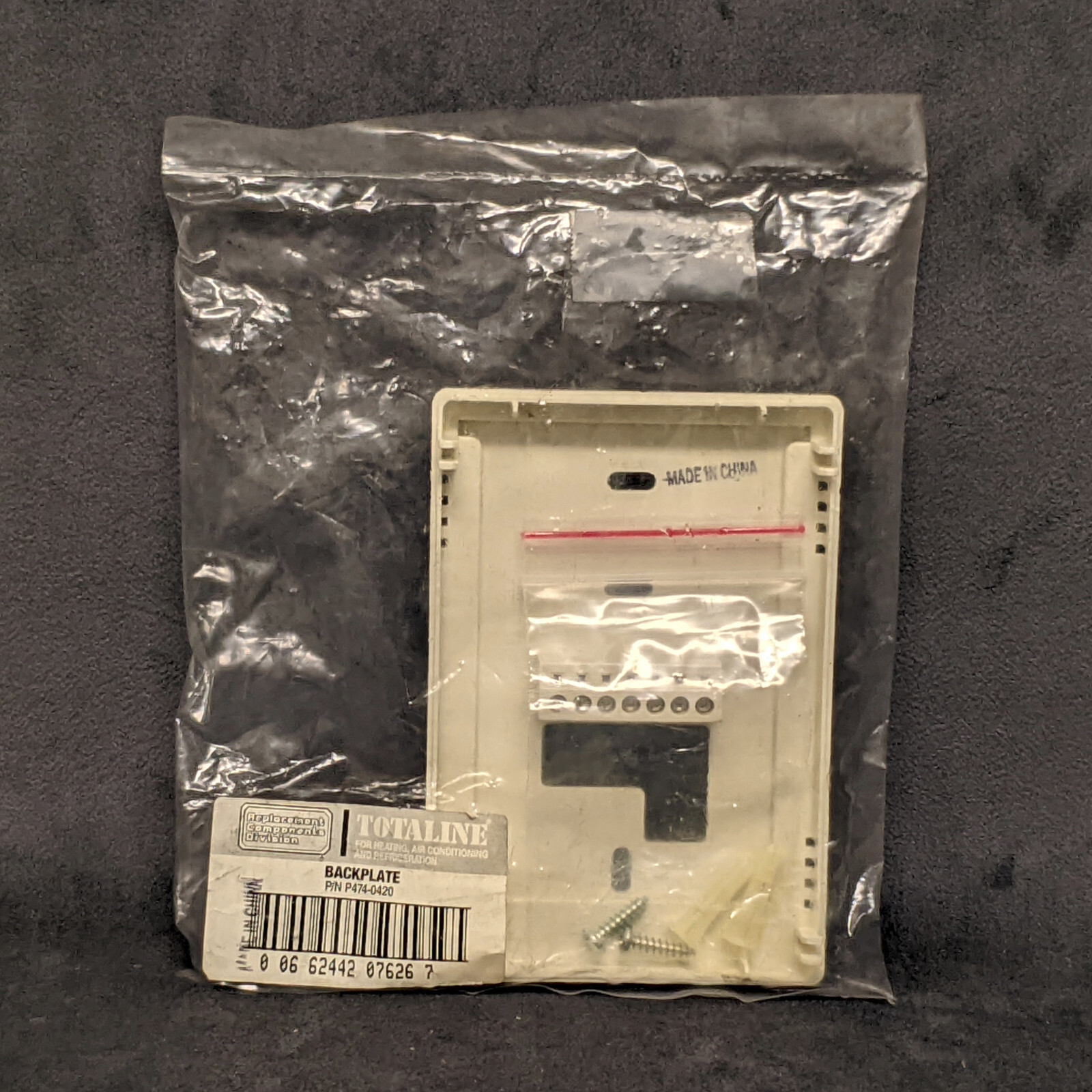~Discount HVAC~ CP-P4740420 - Totaline Snap Plate for Vertical Thermostats