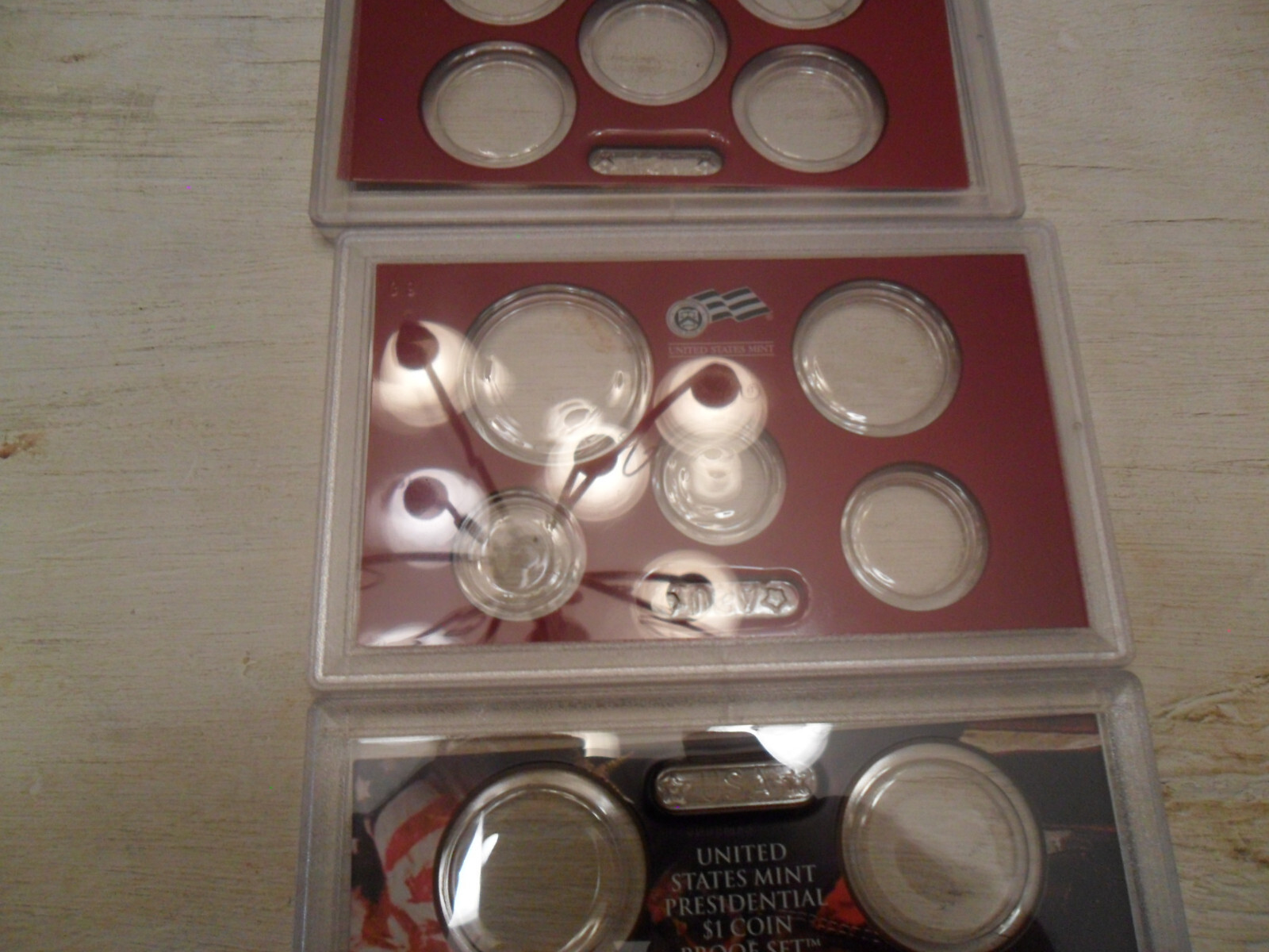 2010 *SILVER* Proof Set Box and Lenses ONLY