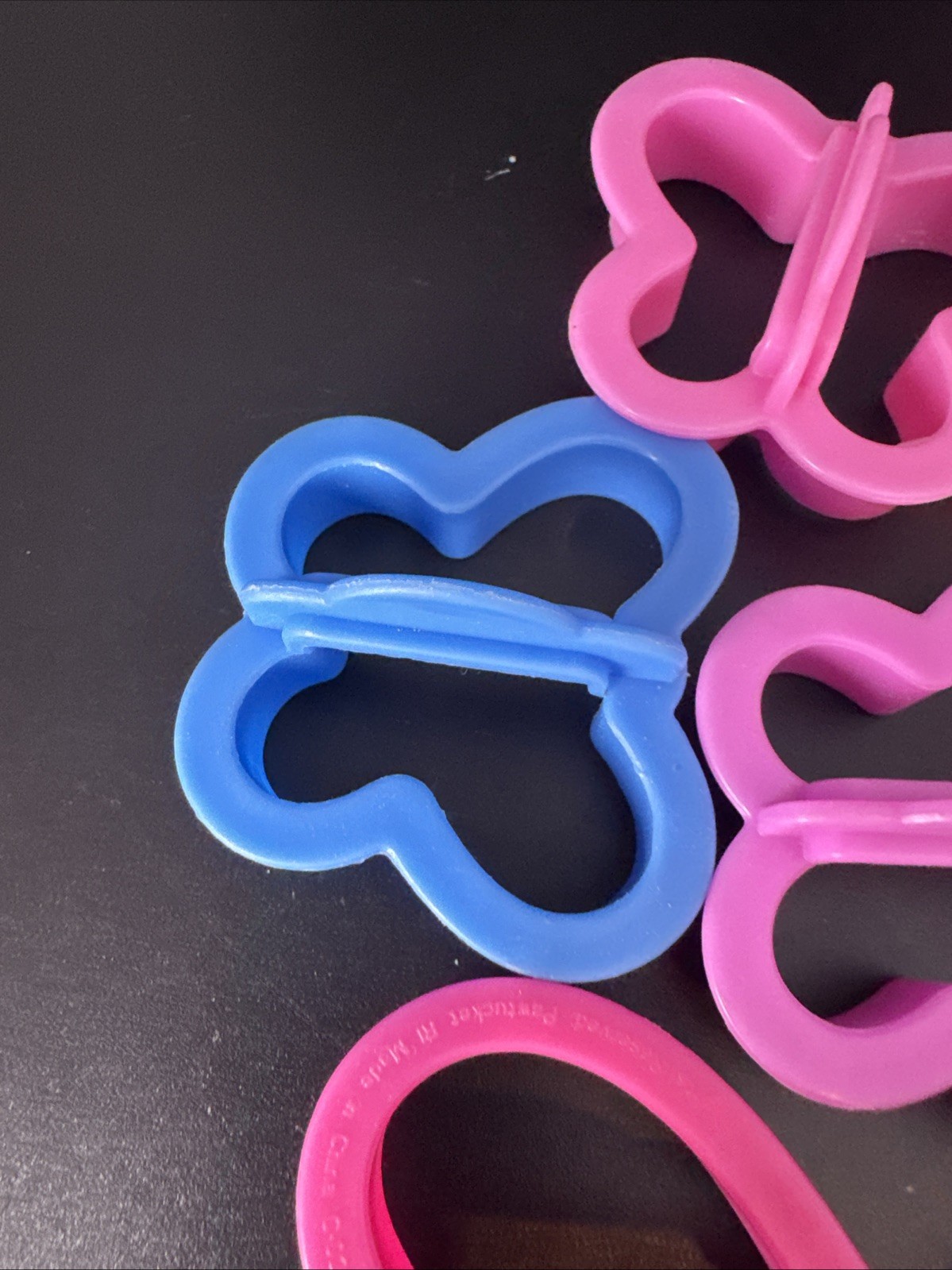 Bright Colored Shape Cookie Cutters Lot - Great For Play Doh