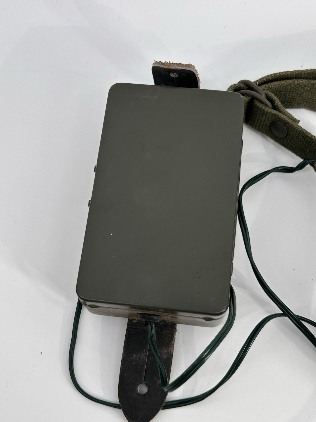 Vintage Military Headlamp Torch Light Battery Powered
