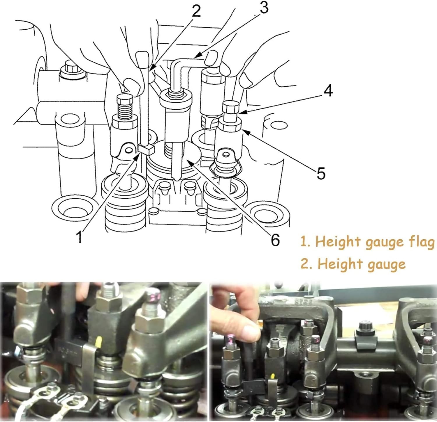 for Detroit Diesel 60 Series Valve Tool Set, Injector Cam Gear Retaining Socket