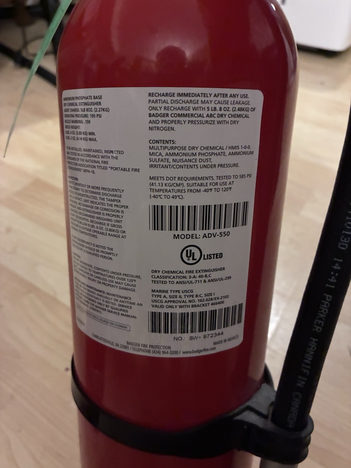 2 New Fire Extinguishers, Amerex, And Advantage.