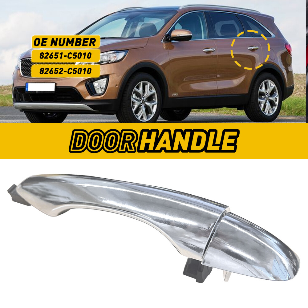 For Kia Sorento 2016-2020 Rear Door Handle Left Driver Side Chrome 82651-C5010 A