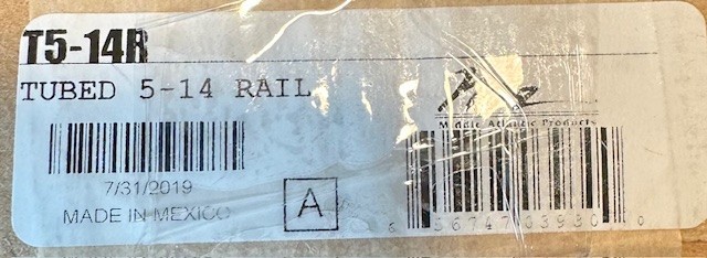 Middle Atlantic T5-14R Tubed 5-14 Rail New in Box Ships FREE in the USA
