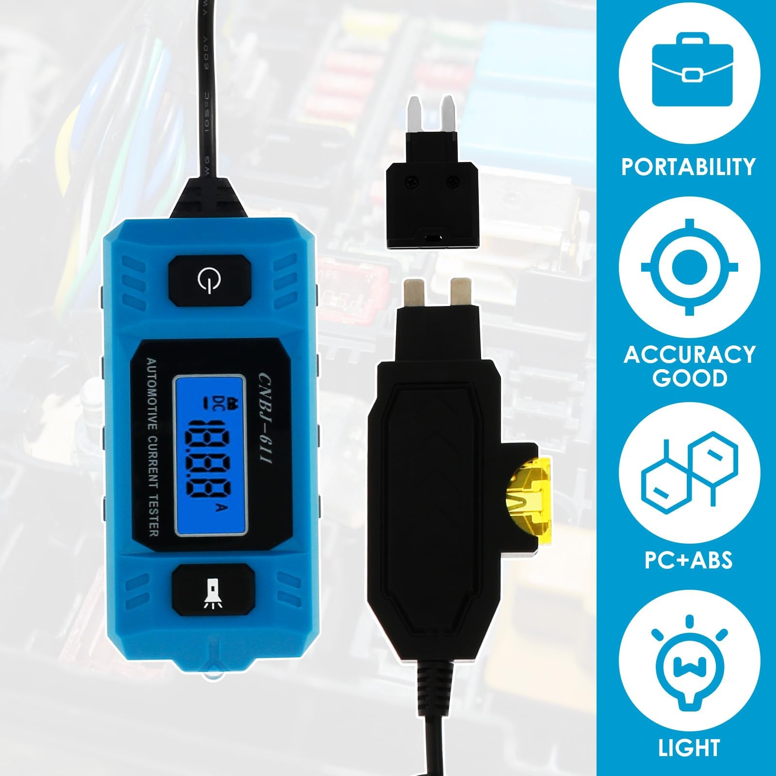 Automotive Circuit Fault Probe Tester, 20A 48V High-Precision Car Basic model