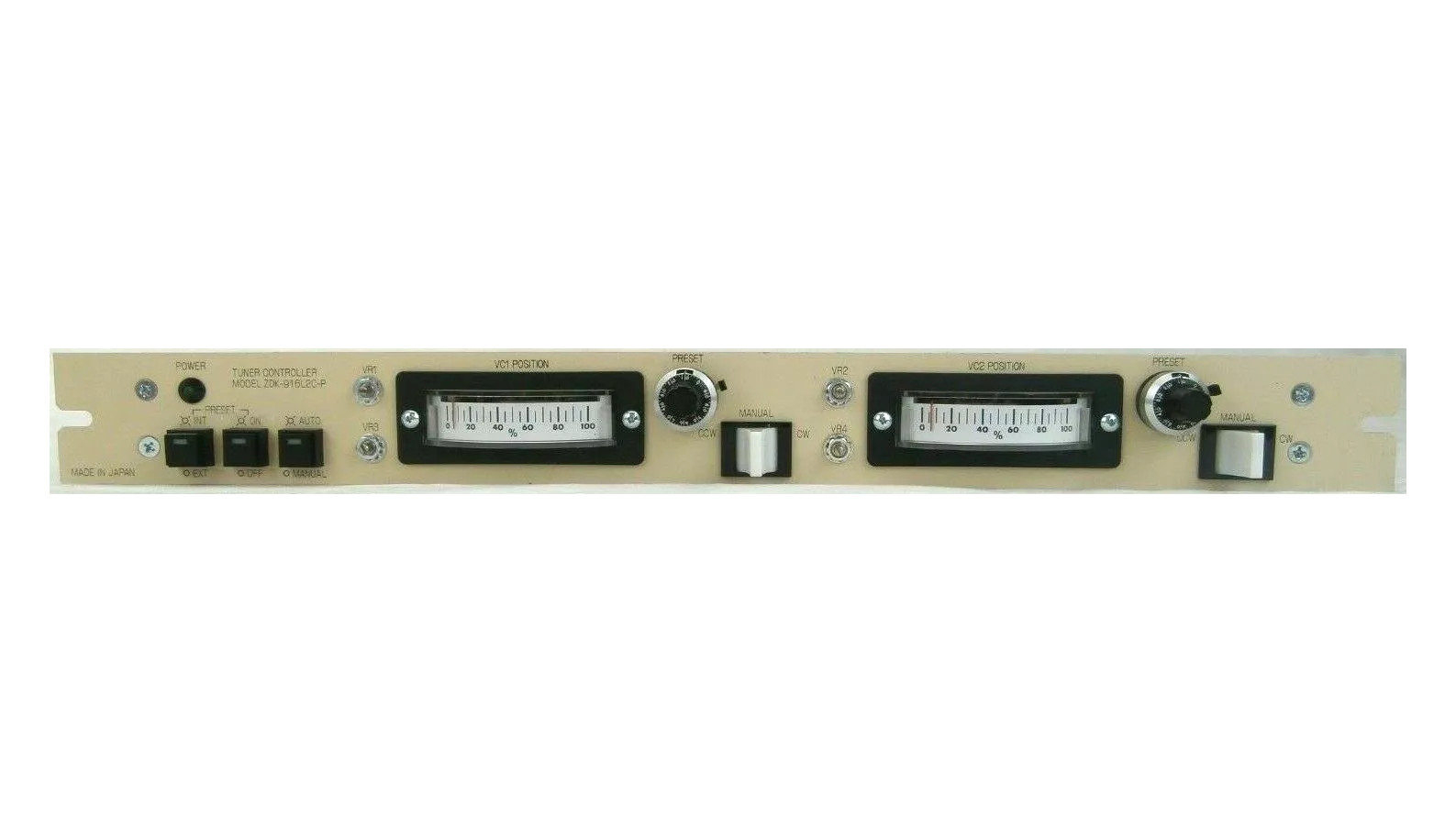 Pearl Kogyo ZDK-916L2C-P Rack Mount RF Tuner Controller Working Surplus
