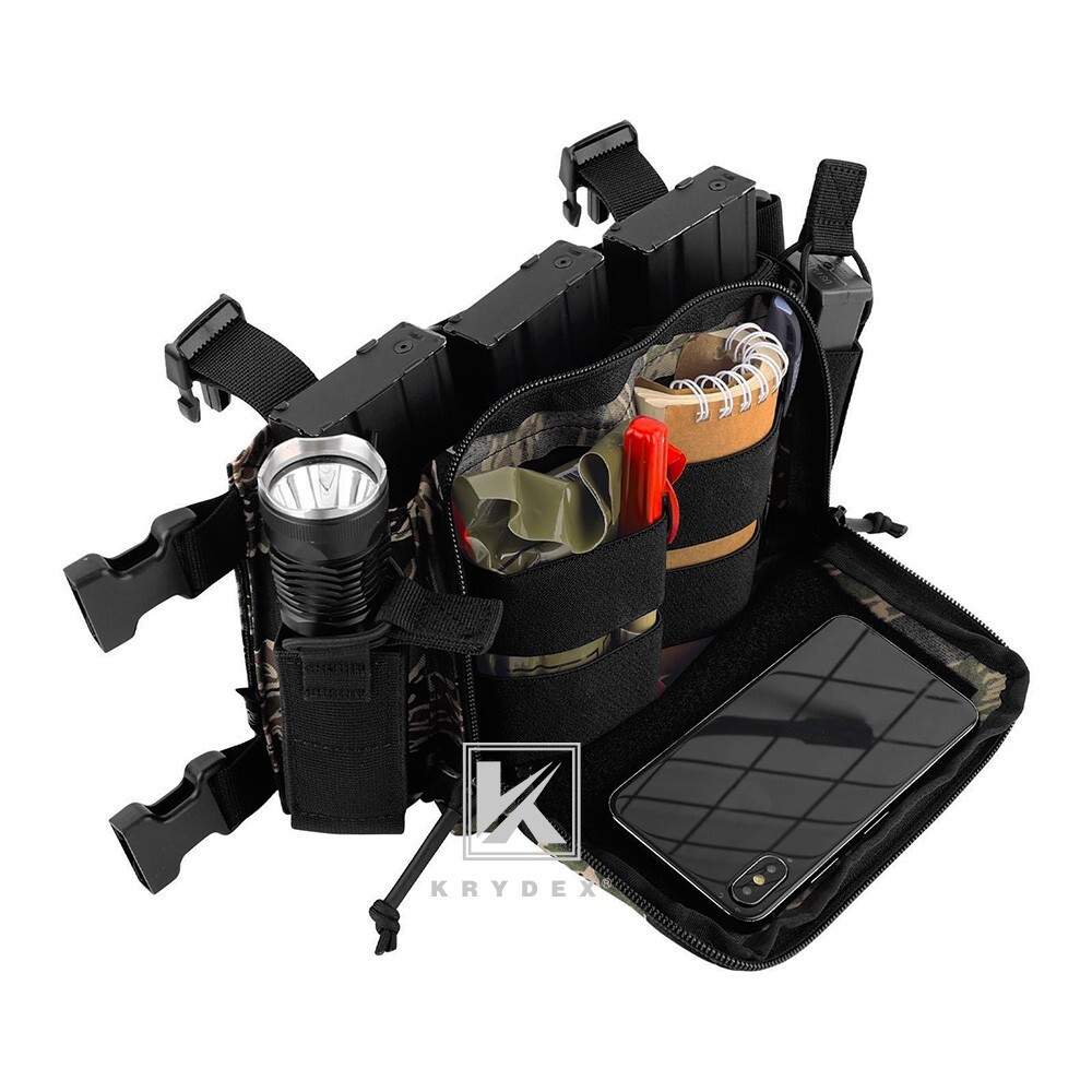 KRYDEX Tactical D3CR Chest Rig Harness D3 Flatpack Backpack MOLLE Rucksack GT