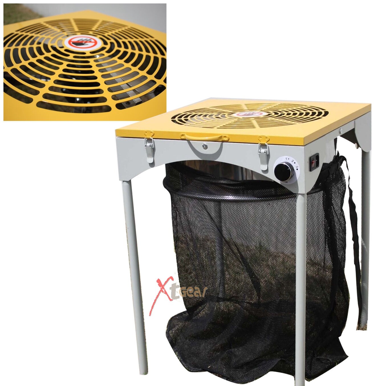 18" Electric Trimmer Hydroponic Trimmer Adjustable 3 Speeds Leaf Bud Trim Reaper