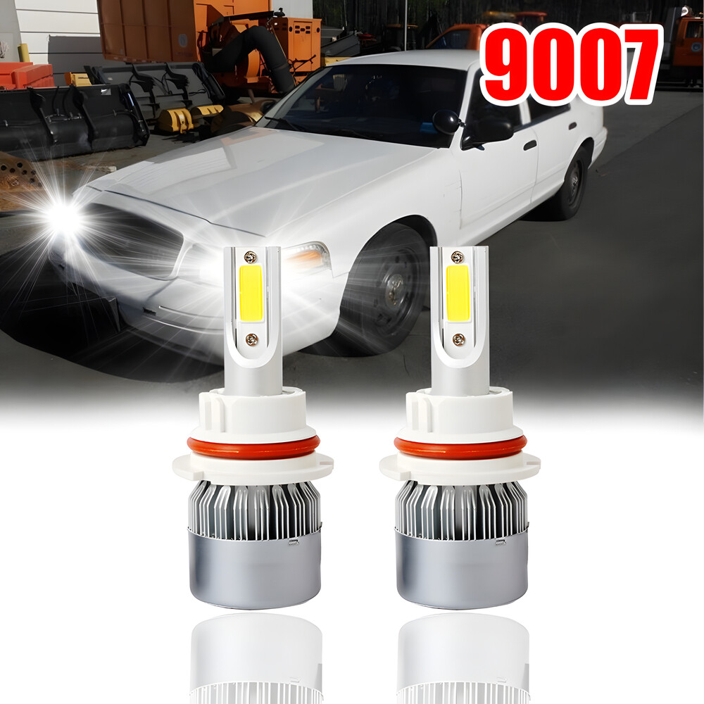 For FORD Crown Victoria 1998-2011 9007 HB5 6000K LED Headlight Bulbs Hi/Lo Beam