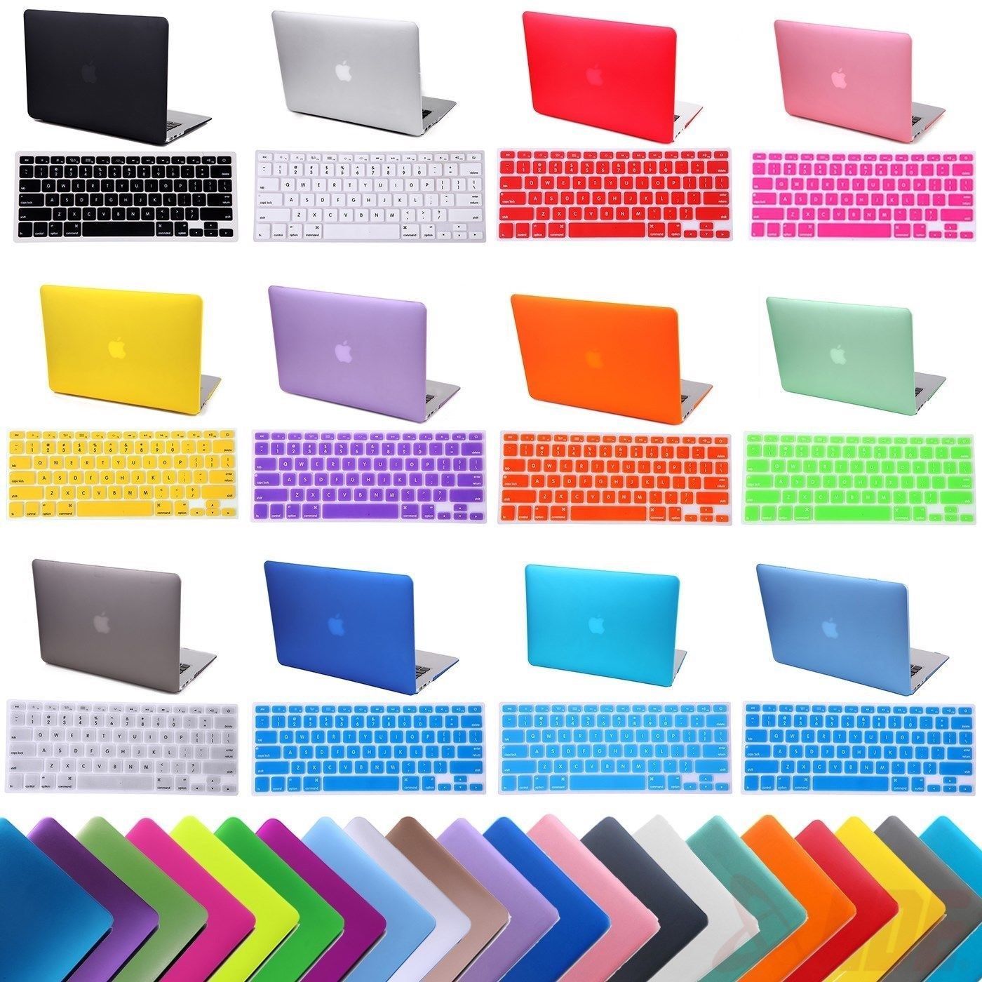 Rubberized Hard Case for MacBook Air 15" A2941 M2 / A3114 M3 With Keyboard Cover
